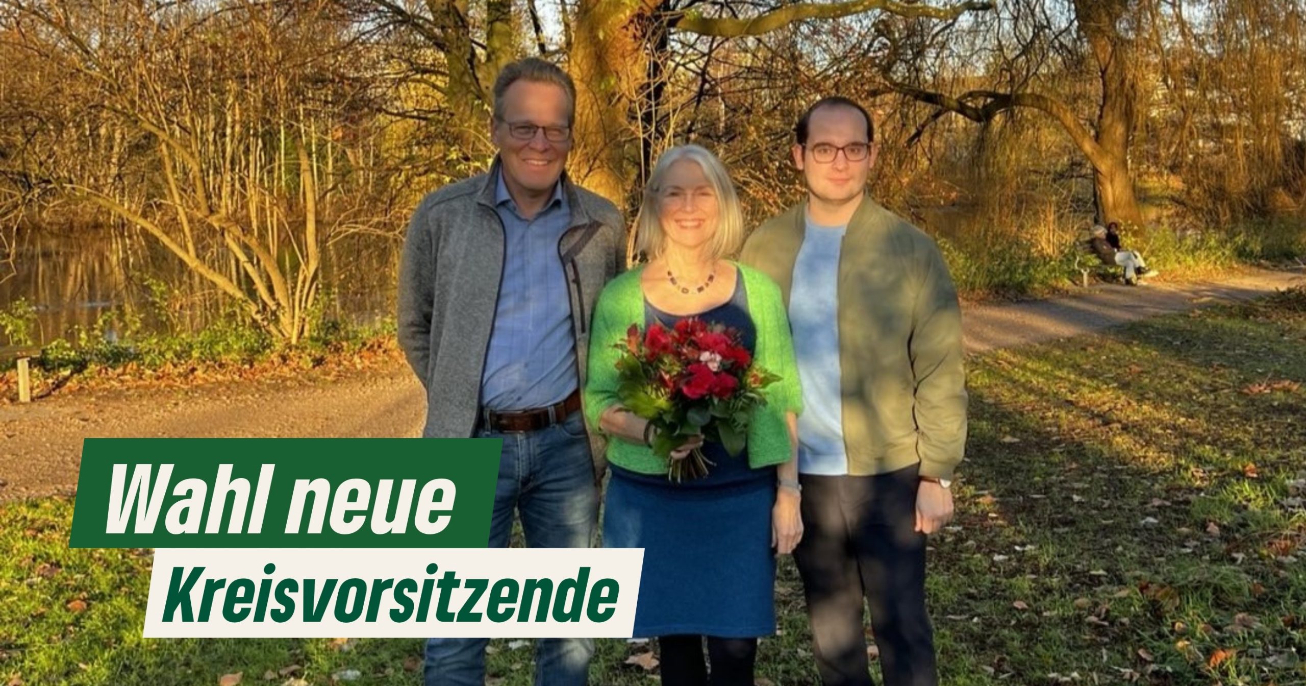 Von links nach rechts. Ingo Schreep, Schatzmeister, Mechthild Weber Kreisvorsitzende, Justin Orbán Kreisvorsitzender.